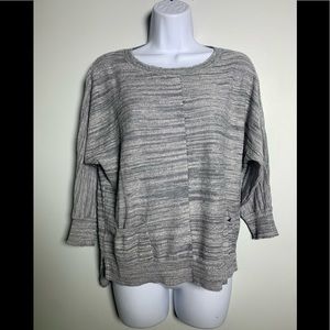 Women’s Ann Taylor LOFT crew neck Gray